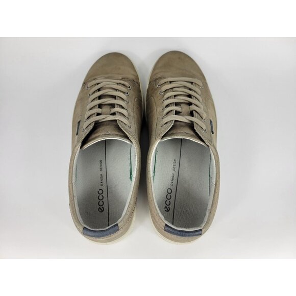Ecco Danish Design Leather Shoes Size Mens 8 EUR 42 Beige Gray White 47003402459 - Picture 3 of 9
